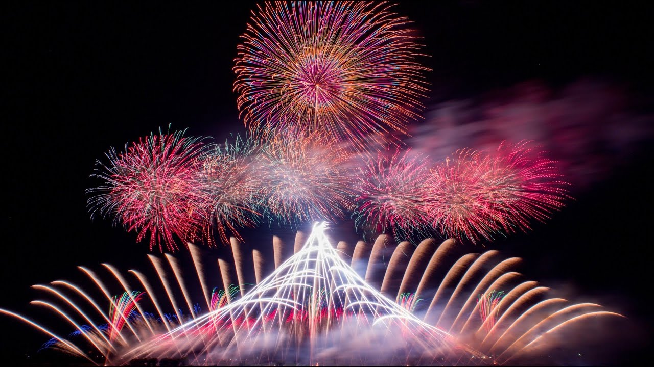 [HDR] 2022 境町利根川大花火大会 フィナーレ 「THE SAKAI HANABI 2022」 山﨑煙火製造所
