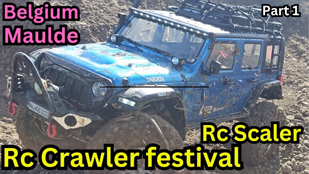 **RC Crawler Фестиваль Бельгия 🇧🇪 | Maulde 2024 (Часть 1) – Эпичные трейлы и ночные заезды!**