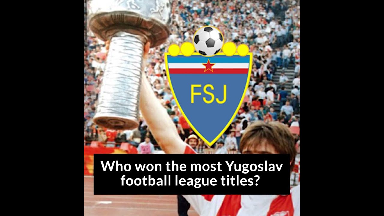 Who won the most Yugoslav football league titles? #Yugoslavia #Fudbal #Shorts