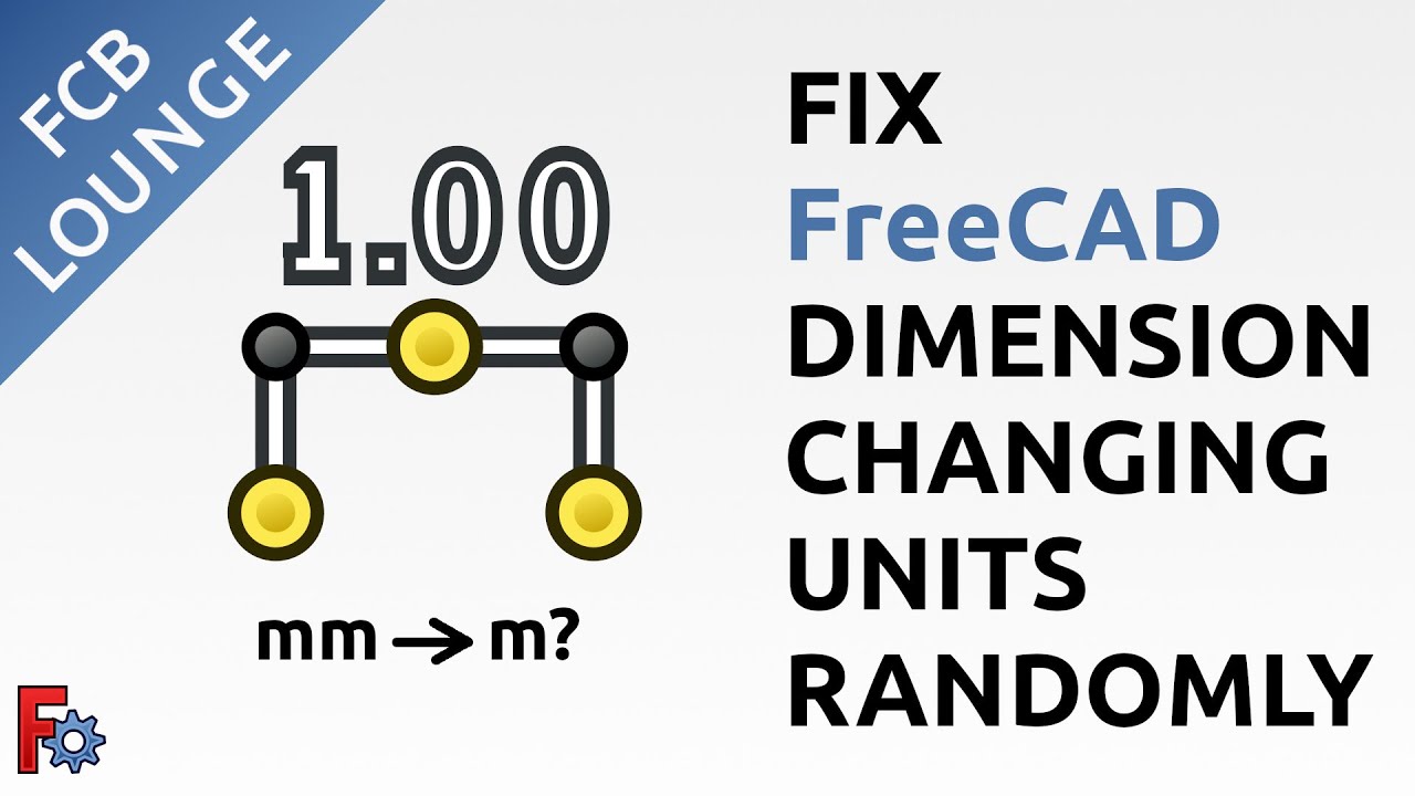 Fix FreeCAD Draft Dimensions Changing Units Randomly | Dimensions showing in mm instead of m