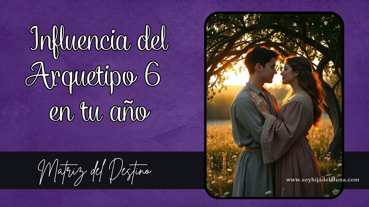Arquetipo del año Descubre la energía del 6 | HIJA DE LA LUNA