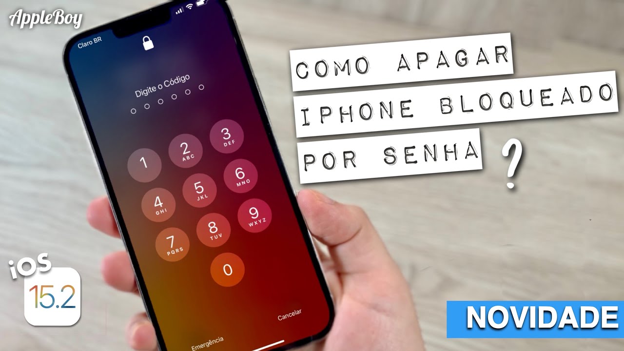 Esqueceu a Senha da Tela de Bloqueio do seu iPhone ? 🤔 veja como resolver sem computador