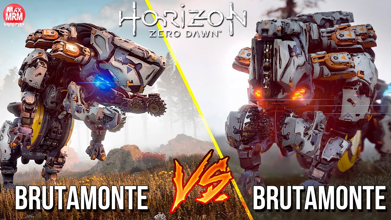 Horizon Zero Dawn - LUTA BRUTA COM SURPRISE! ( Brutamonte vs Brutamonte ) UFC das Máquinas!