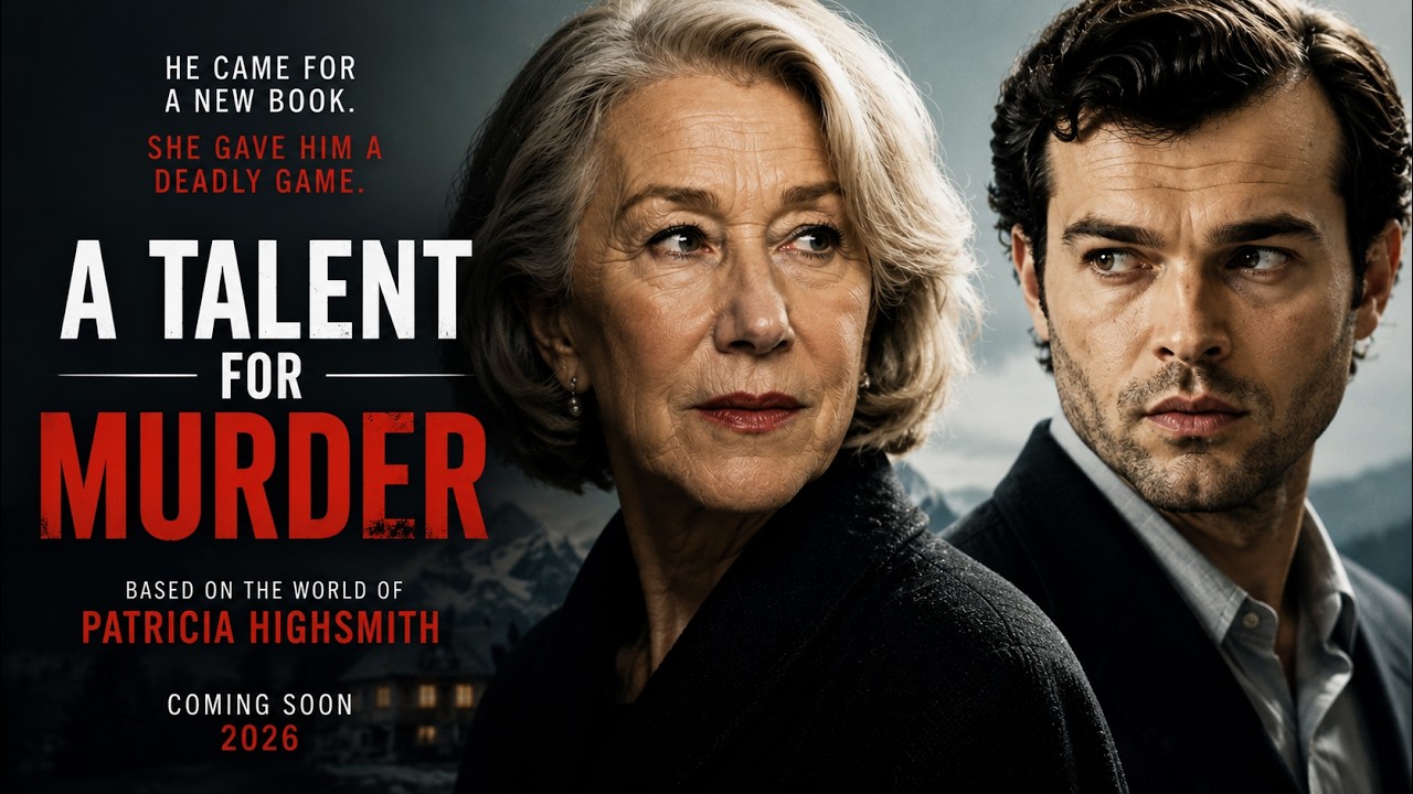 A Talent for Murder Trailer: Helen Mirren & Alden Ehrenreich Enter a Deadly Game