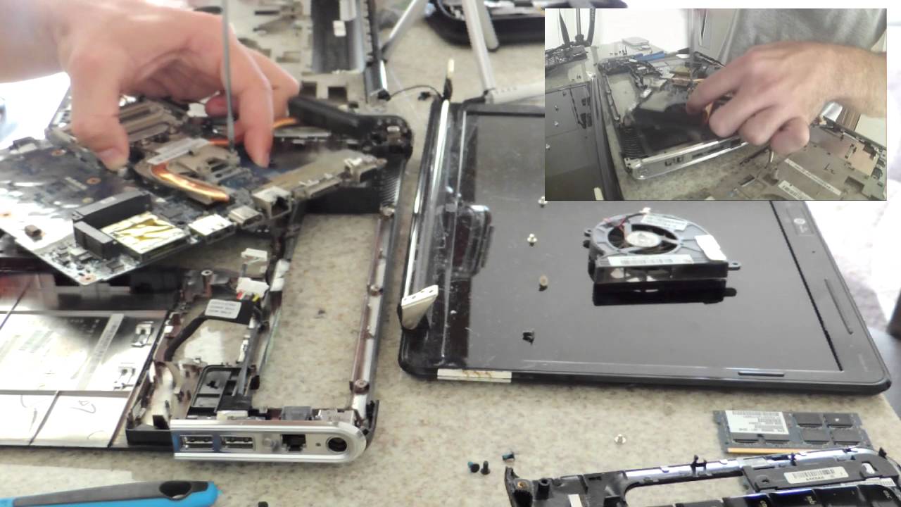 Desmontando o notebook HP Pavilion DV4