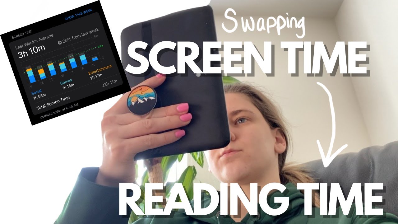 Swapping my SCREEN TIME for READING