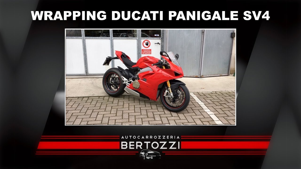Wrapping Nero Opaco Ducati Panigale SV4 - Carrozzeria Bertozzi - Reggio Emilia