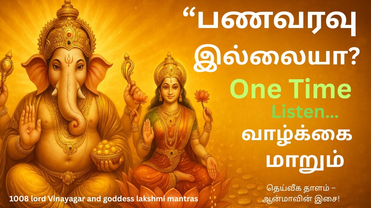 1008 Lakshmi and Ganesha Mantras | Divine Blessings for Prosperity & Good Fortune