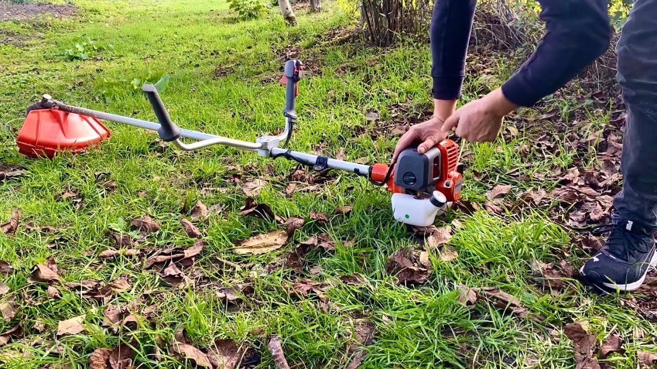Як завести мотокосу⁉️Запуск бензотримера Husqvarna 331R