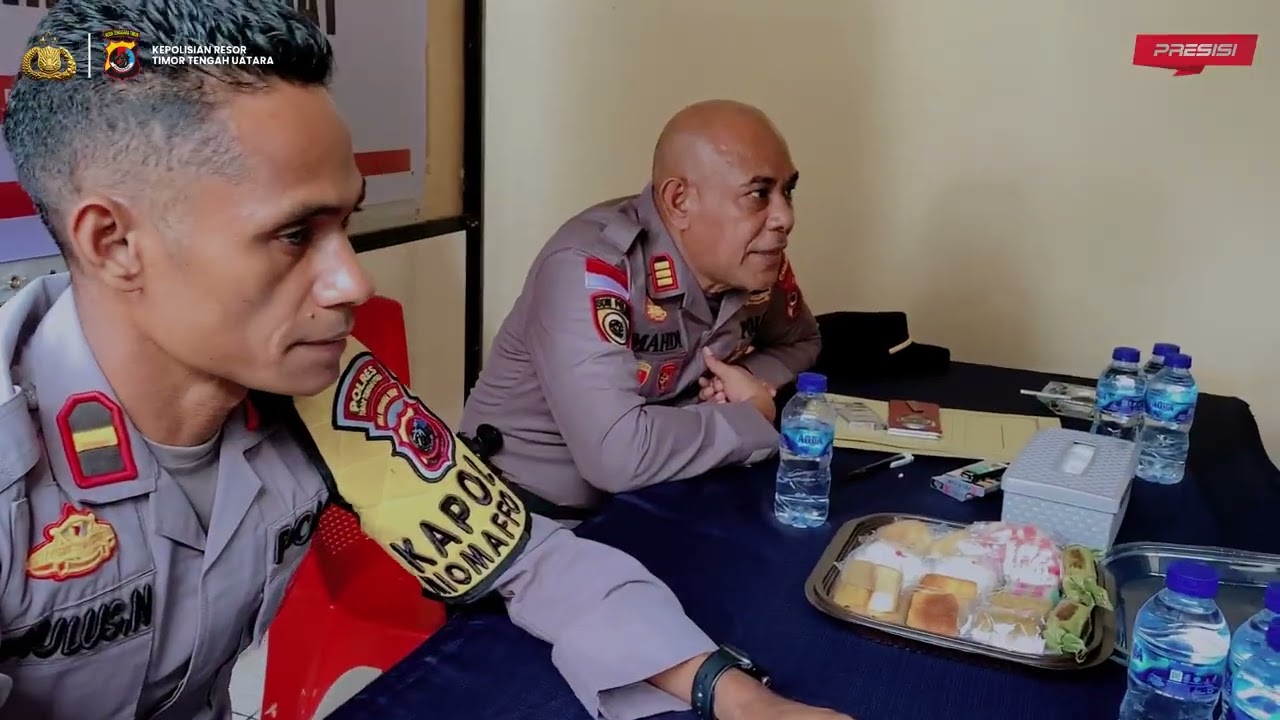 KEGIATAN RIKES DAN SUPERVISI BAG SDM POLRES TIMOR TENGAH UTARA DI POLSEK MIOMAFO BARAT
