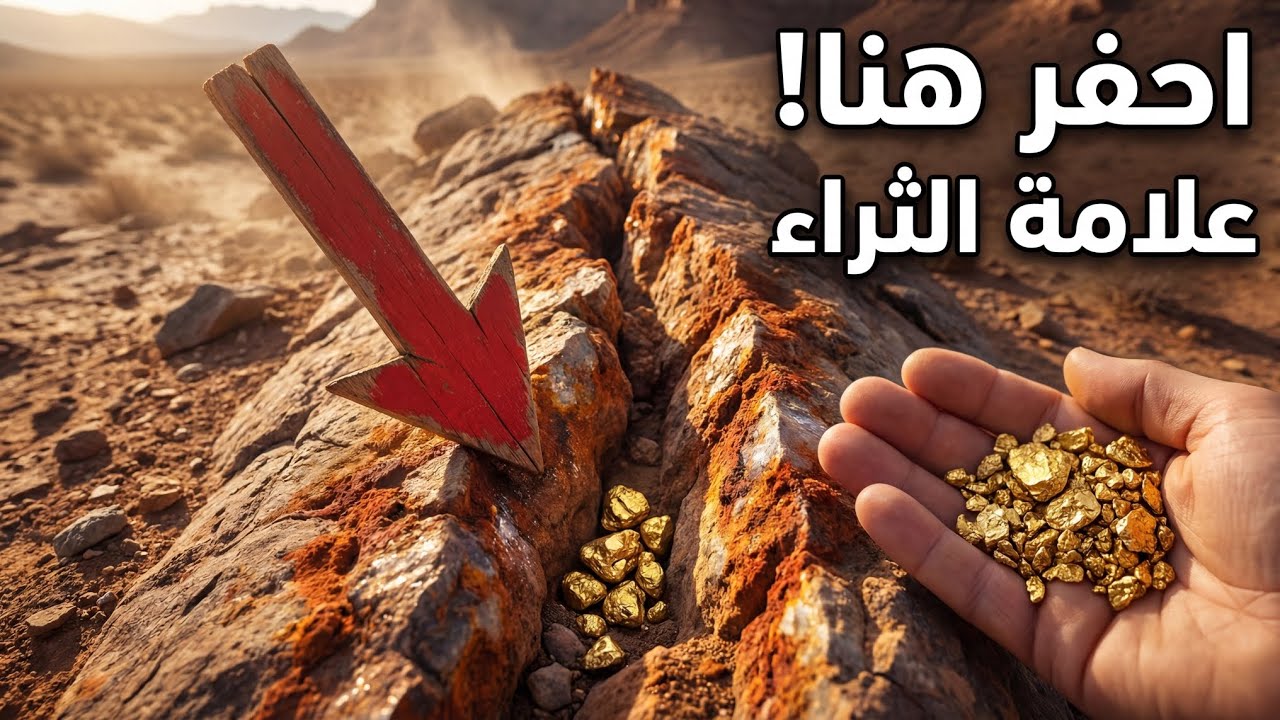 5 علامات في الأرض تخبرك بمكان الذهب تحت قدميك! إذا رأيتها فأنت فوق كنز 💎✨