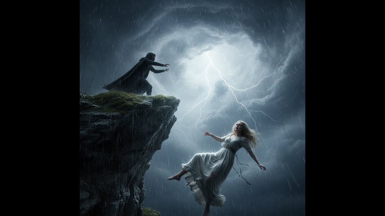 SHE WAS PUSHED OFF A CLIFF TO HER DEATH -- The Alpha King Was Watching at the Bottom