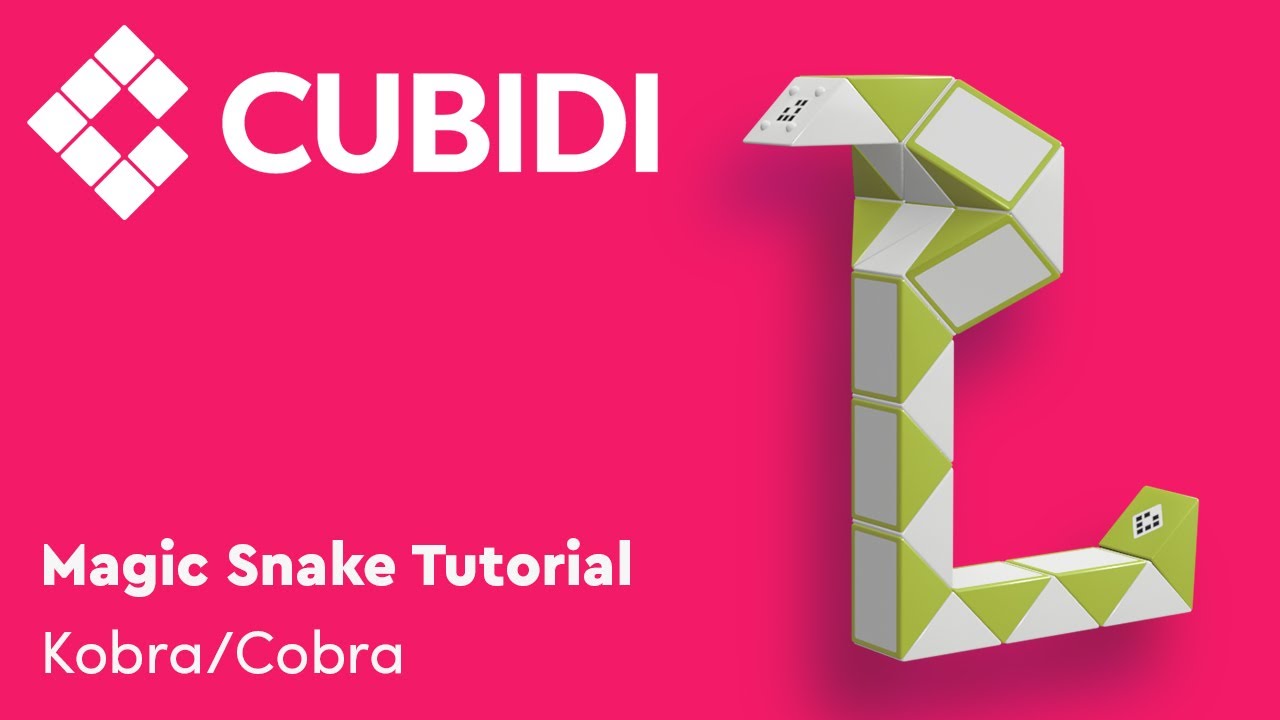 CUBIDI Magic Snake Tutorial – How To – 24 – Anleitung Kobra Magic Snake Puzzle