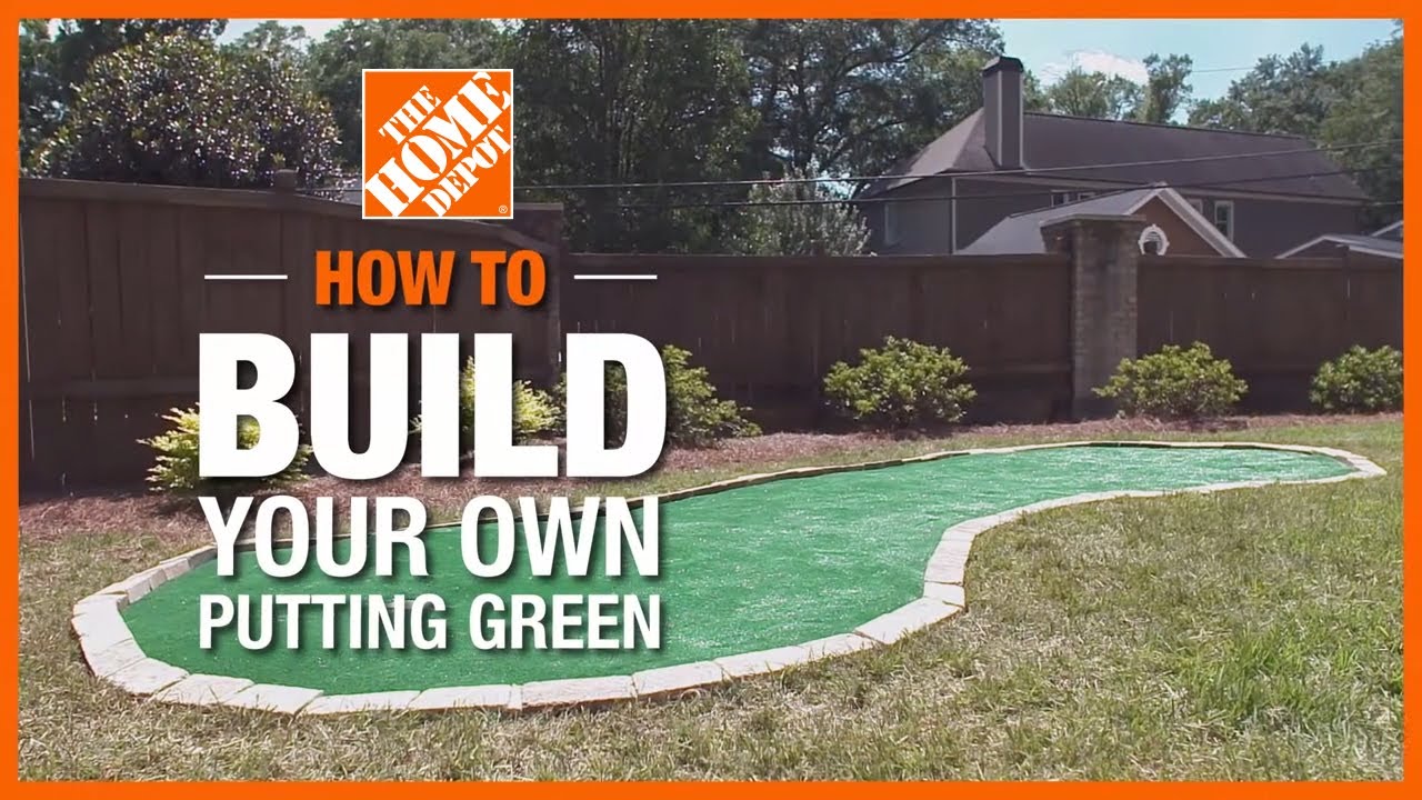 How to Make a Backyard Putting Green 🏌️ | The Home Depot