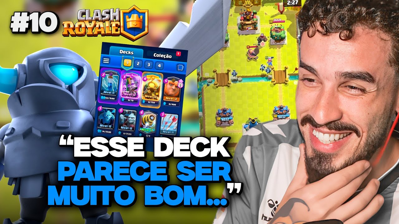 A VOLTA DO CLASH COM O NOVO DECK DE MINI PEKKA! - CLASH ROYALE #10