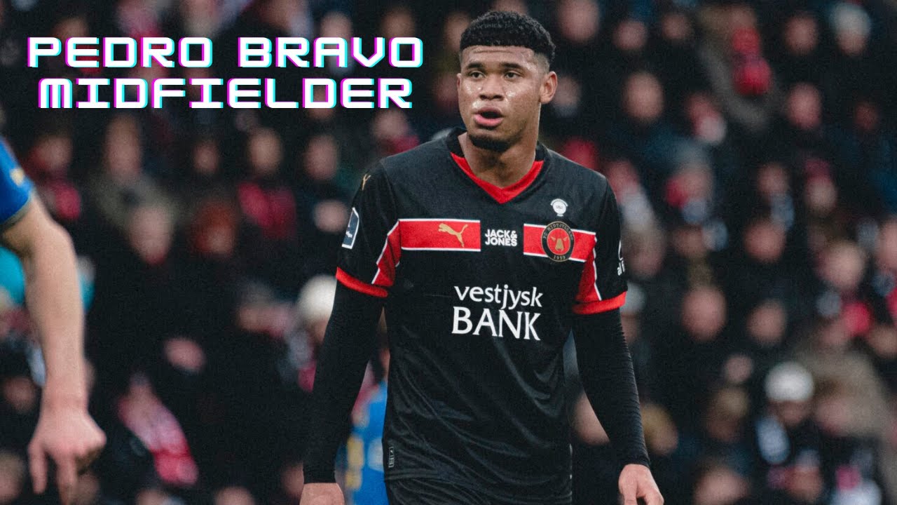 Pedro Bravo | FC Midtjylland - Passes and Defensive Skills - Young Colombian Talent in Midfield