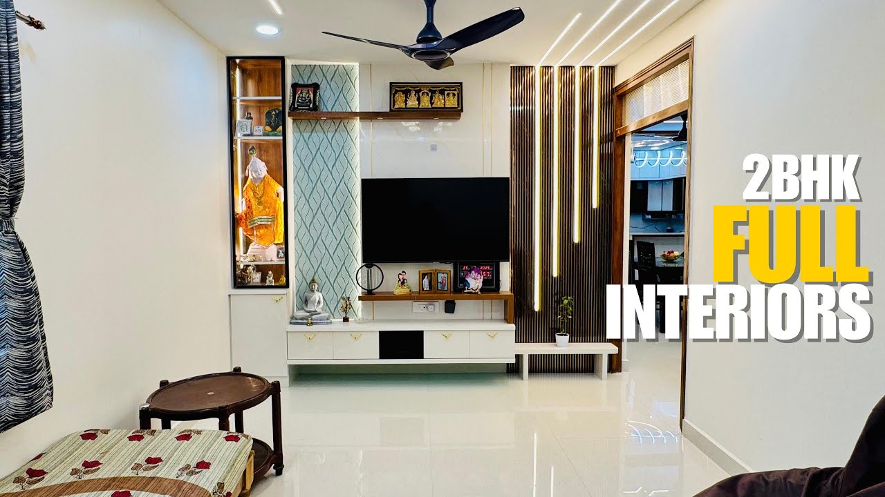 Modern 2BHK Interior Design | Weaver Interiors Ameenpur