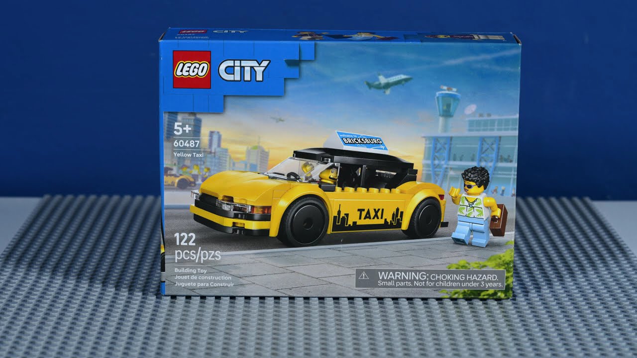 Lego City Set 60487 Yellow Taxi 2026 speedbuild stop motion