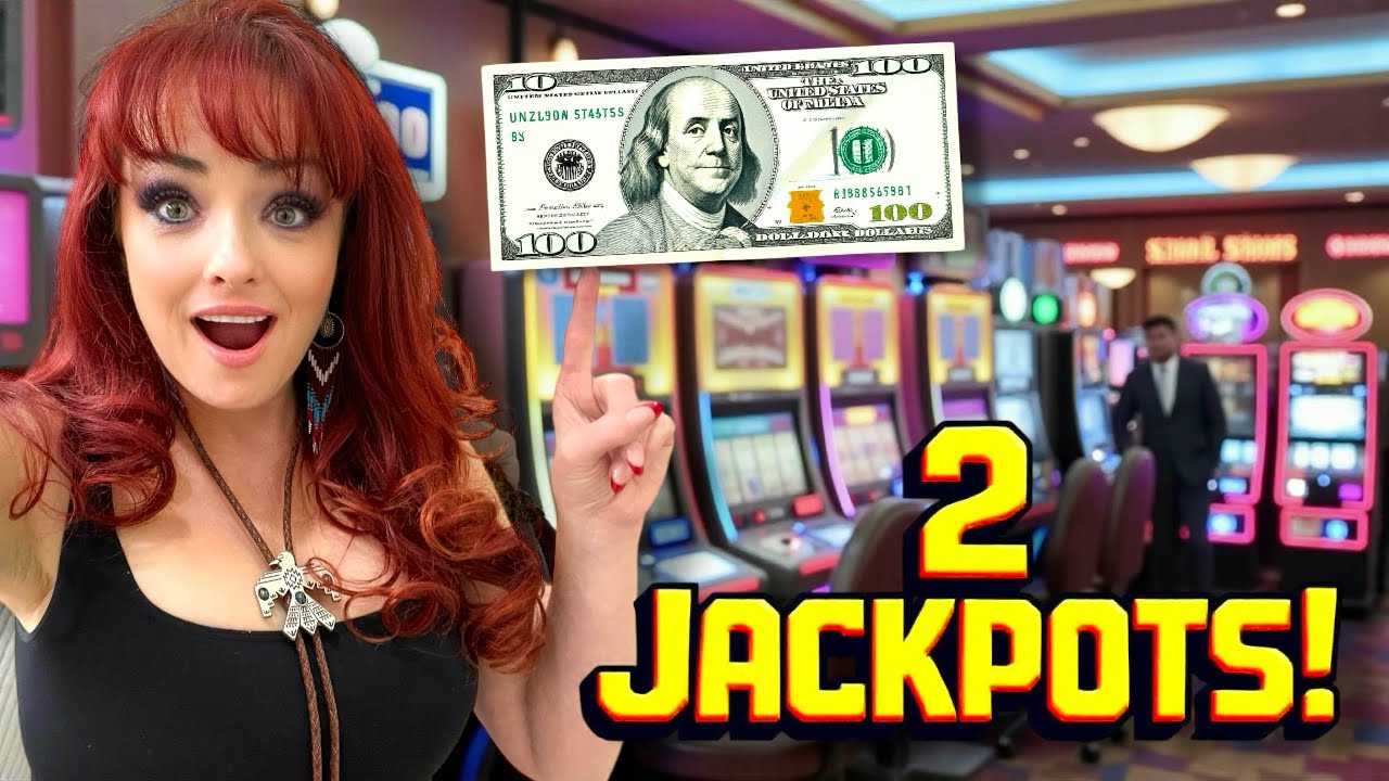 Джекпот с первого вращения!! С его счастливой 100-долларовой купюрой!!! 💵