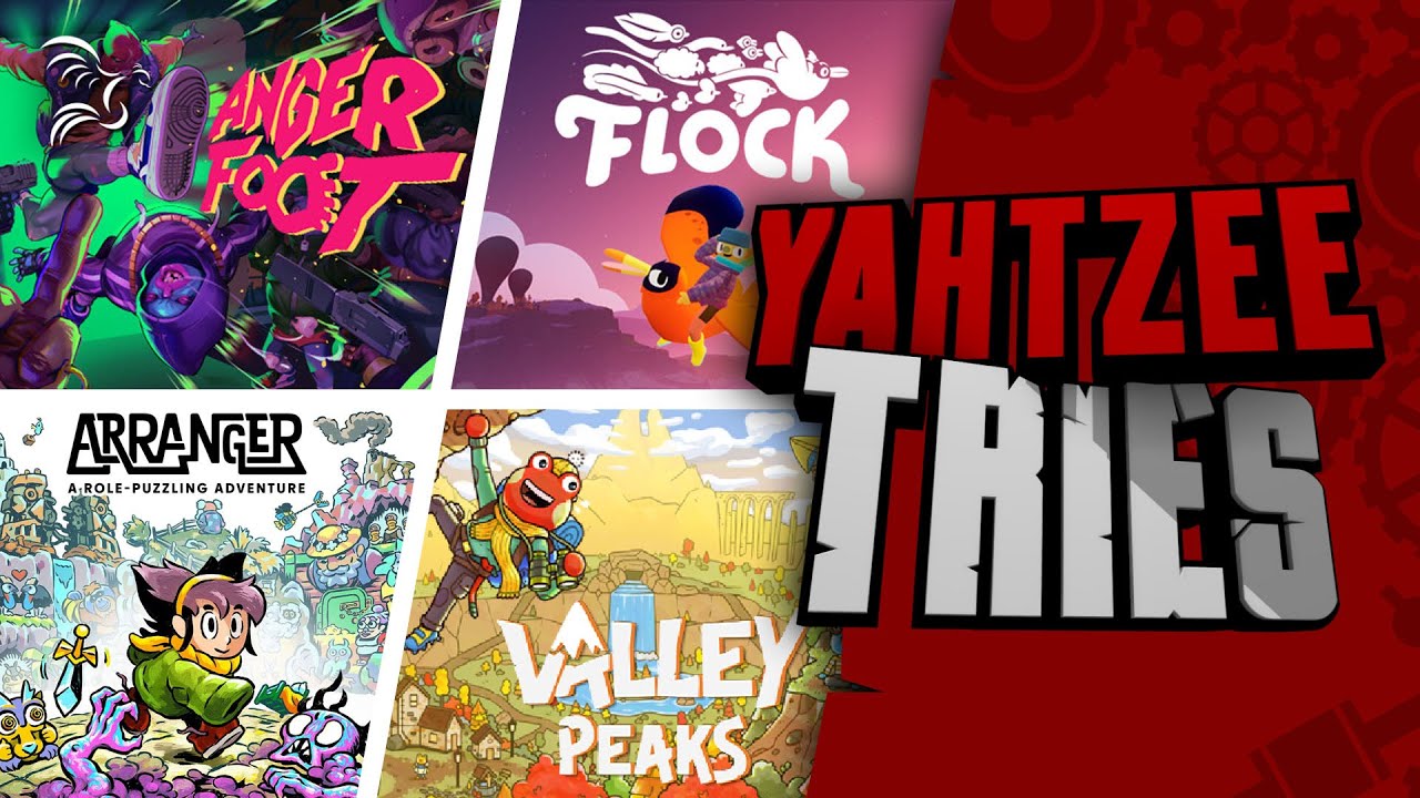 Flock, Anger Foot, Arranger, Valley Peaks | Yahtzee Tries