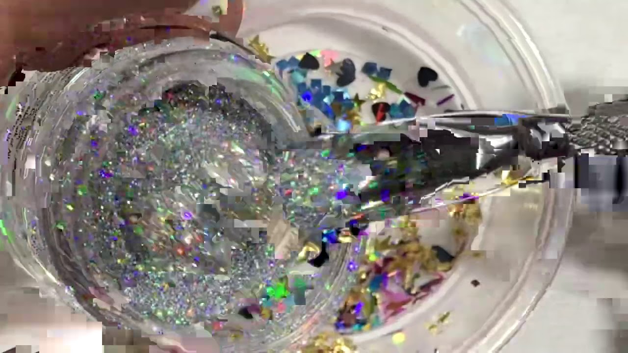 Glitter mix/ Reciclando GLITTERS / luliznails