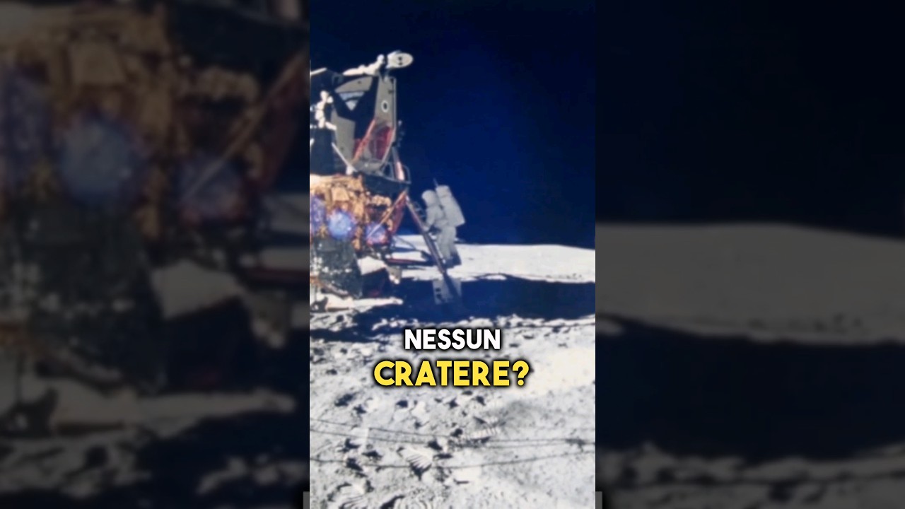 Perch&eacute; i MOTORI non lasciano CRATERI sulla LUNA? #lem #modulolunare #allunaggio
