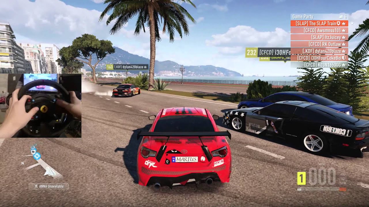 FH2 GoPro OnlineDrifting - Rocket Bunny GT86 Open Lobby Live Comm | SLAPTrain