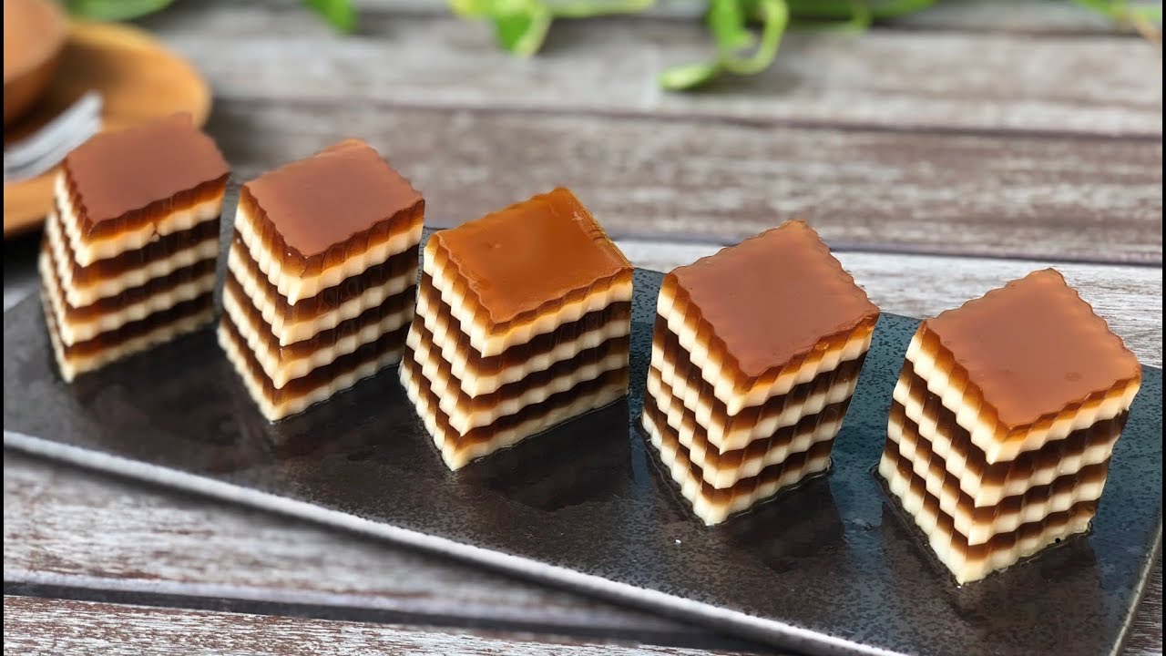 Coffee Coconut Milk Jelly /Agar-Agar 咖啡椰香燕菜