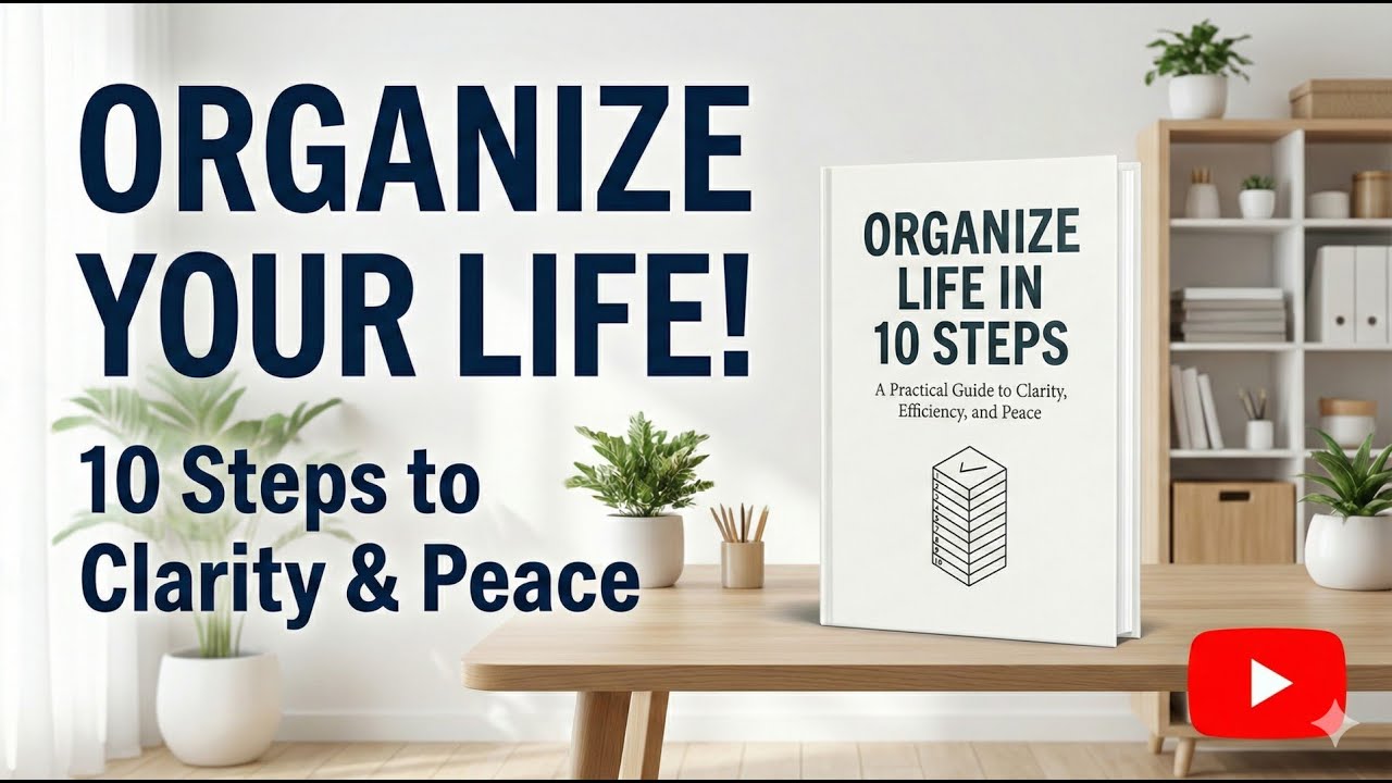 Organize Your Life in 10 Steps | Create Clarity, Peace & Productivity &ndash; Full Audiobook