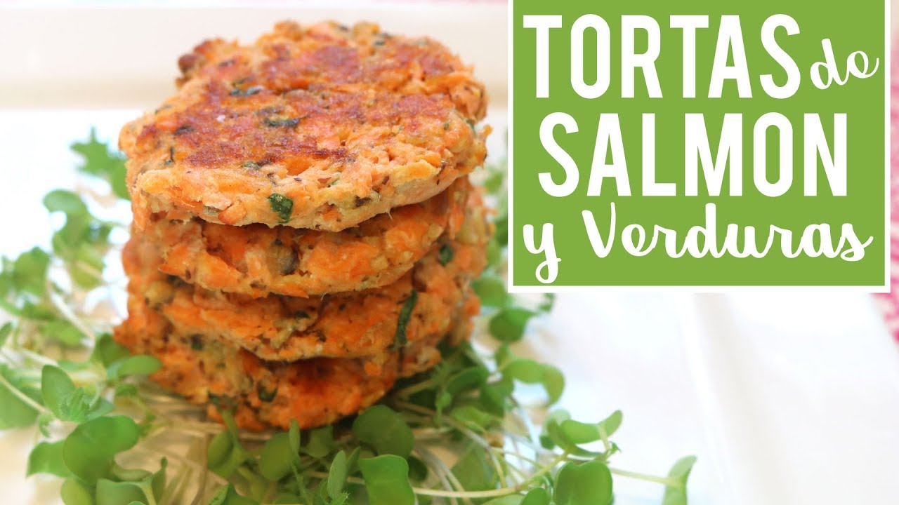 BLW Tortitas de Salmón Zanahoria Espinaca | Receta rápida fácil y saludable para Toddlers | MundoMom