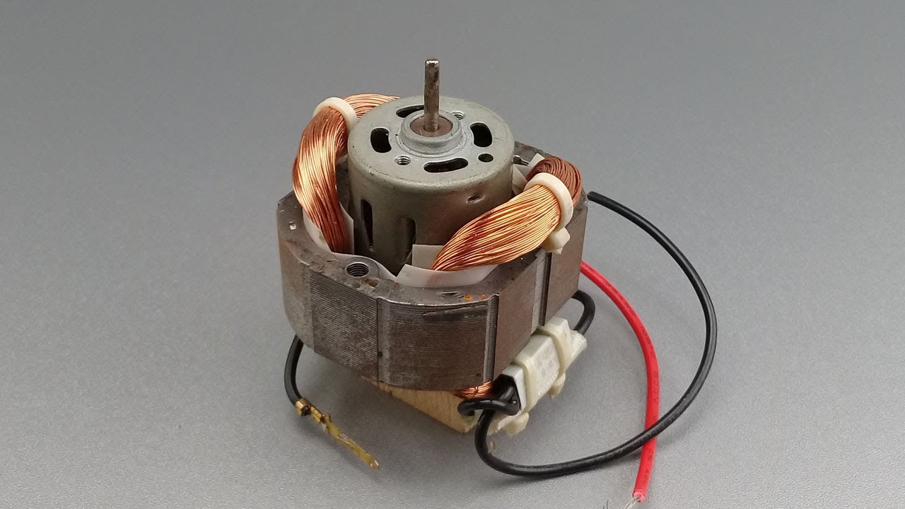 How to Make Free Energy Generator 12v For DC Motor Using 220v Mixer Motor
