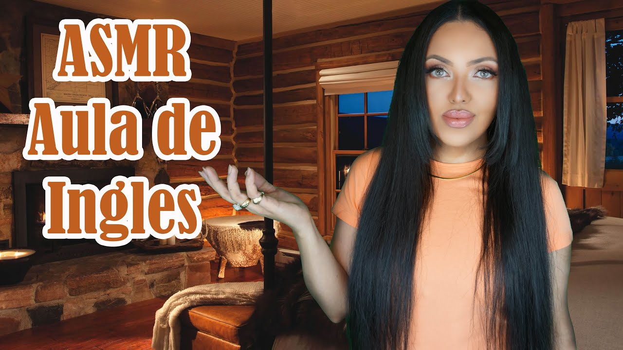 ASMR Aula de Ingles Tema INVERNO 