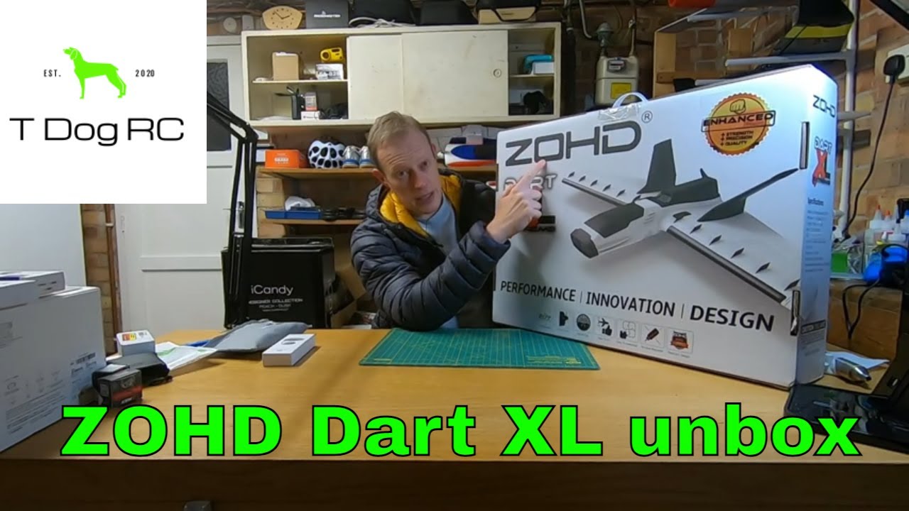 STRAIGHT OUT OF STAR WARS!!!...ZOHD Dart XL Enhanced version unboxing and quick build