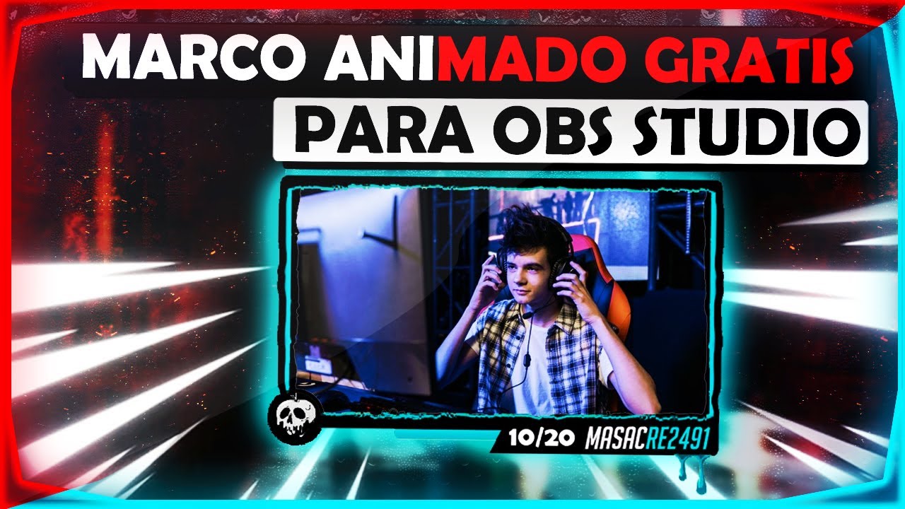 Marco Animado para OBS Studio TOTALMENTE GRATIS y Sin usar Programas 🔥