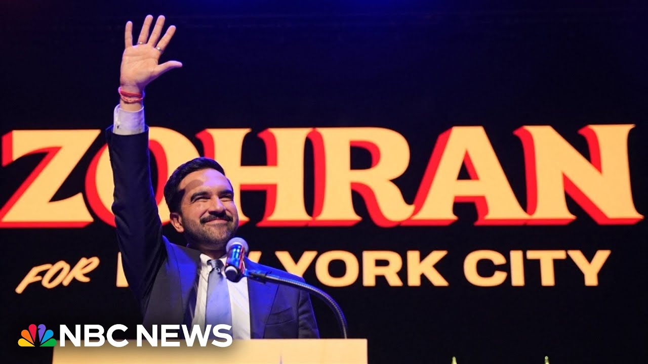 Full speech: Zohran Mamdani thanks supporters after projected New York City mayoral win