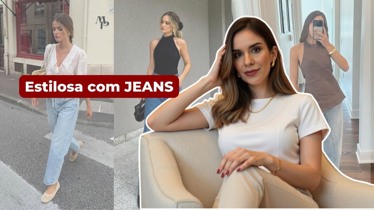 Estilosa com jeans, é possível? Veja na prática.