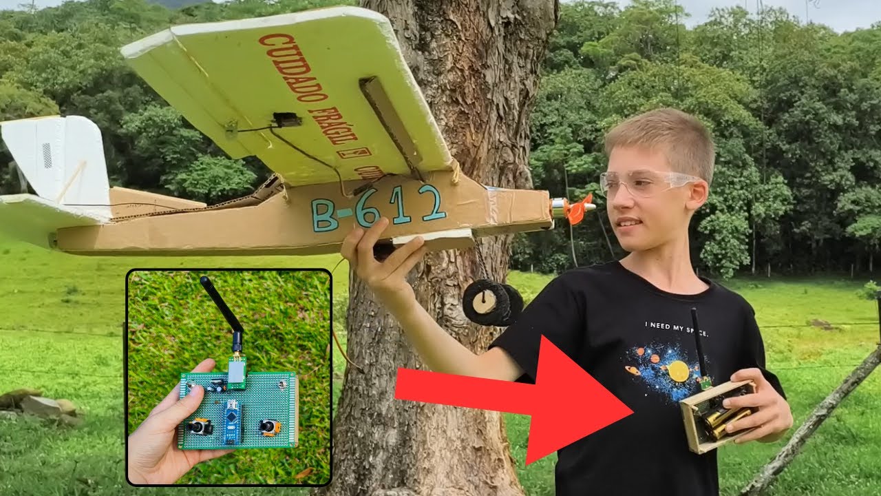 Fiz meu aeromodelo em casa!