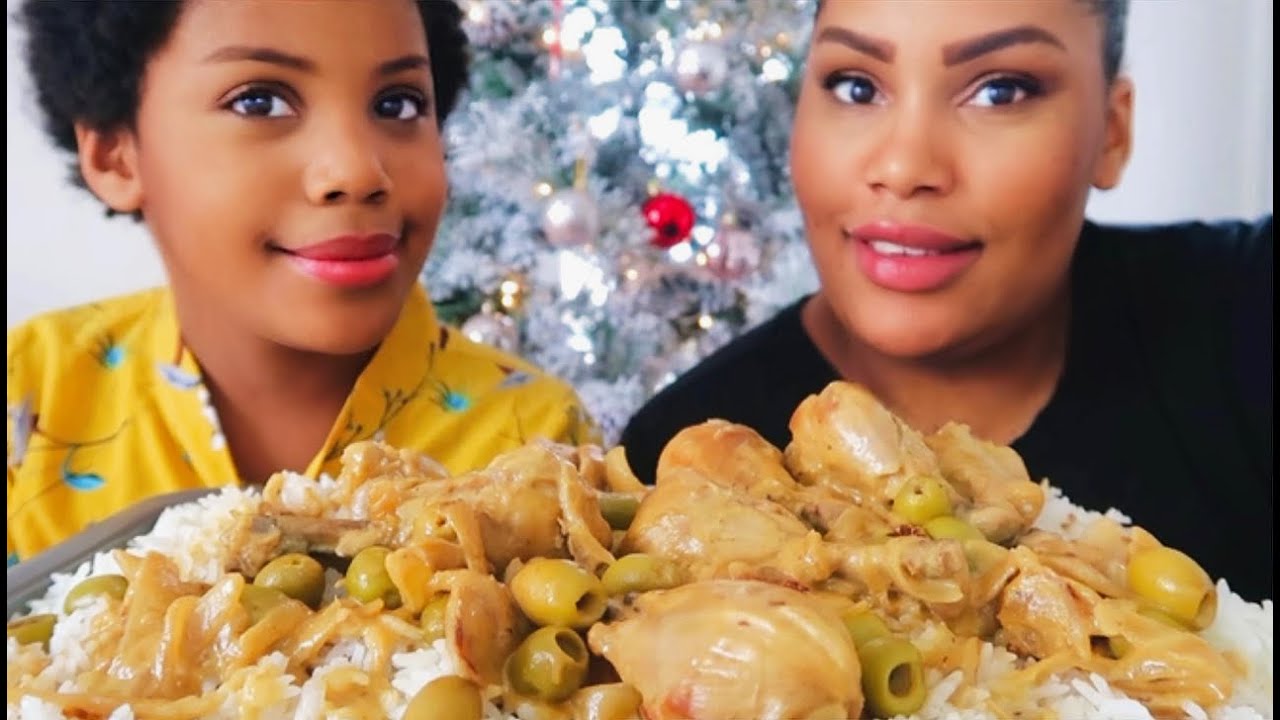 YASSA CHICKEN MUKBANG┃