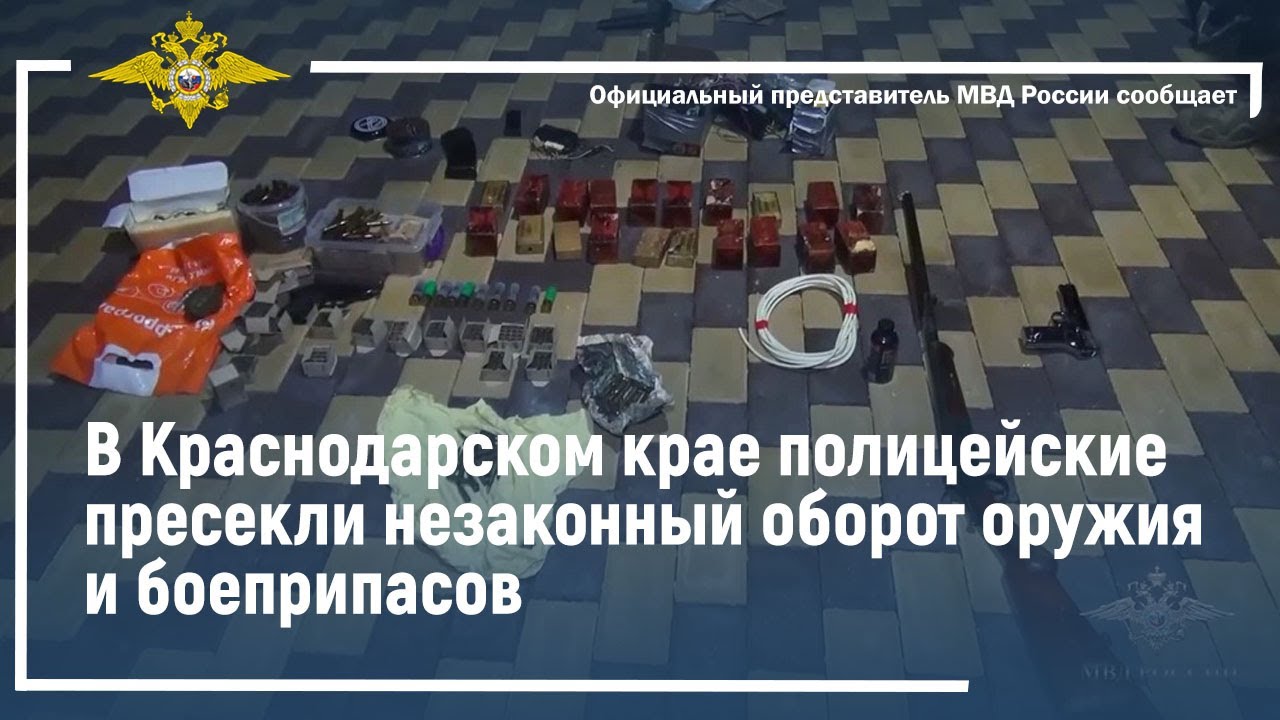 Ирина Волк: В Краснодарском крае полицейские пресекли незаконный оборот оружия и боеприпасов
