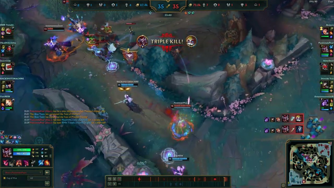 Shaco Penta for Mastery 10