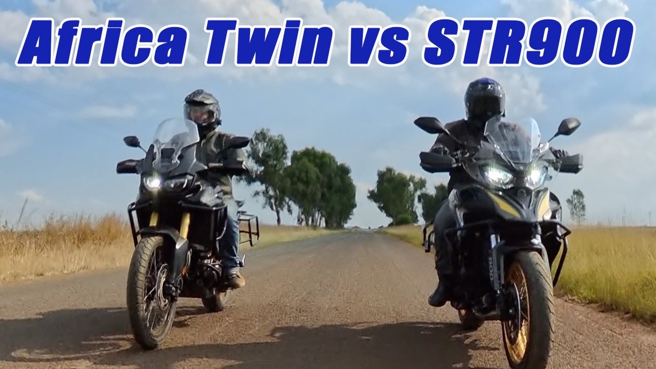 QJMotor STR900 vs Honda Africa Twin