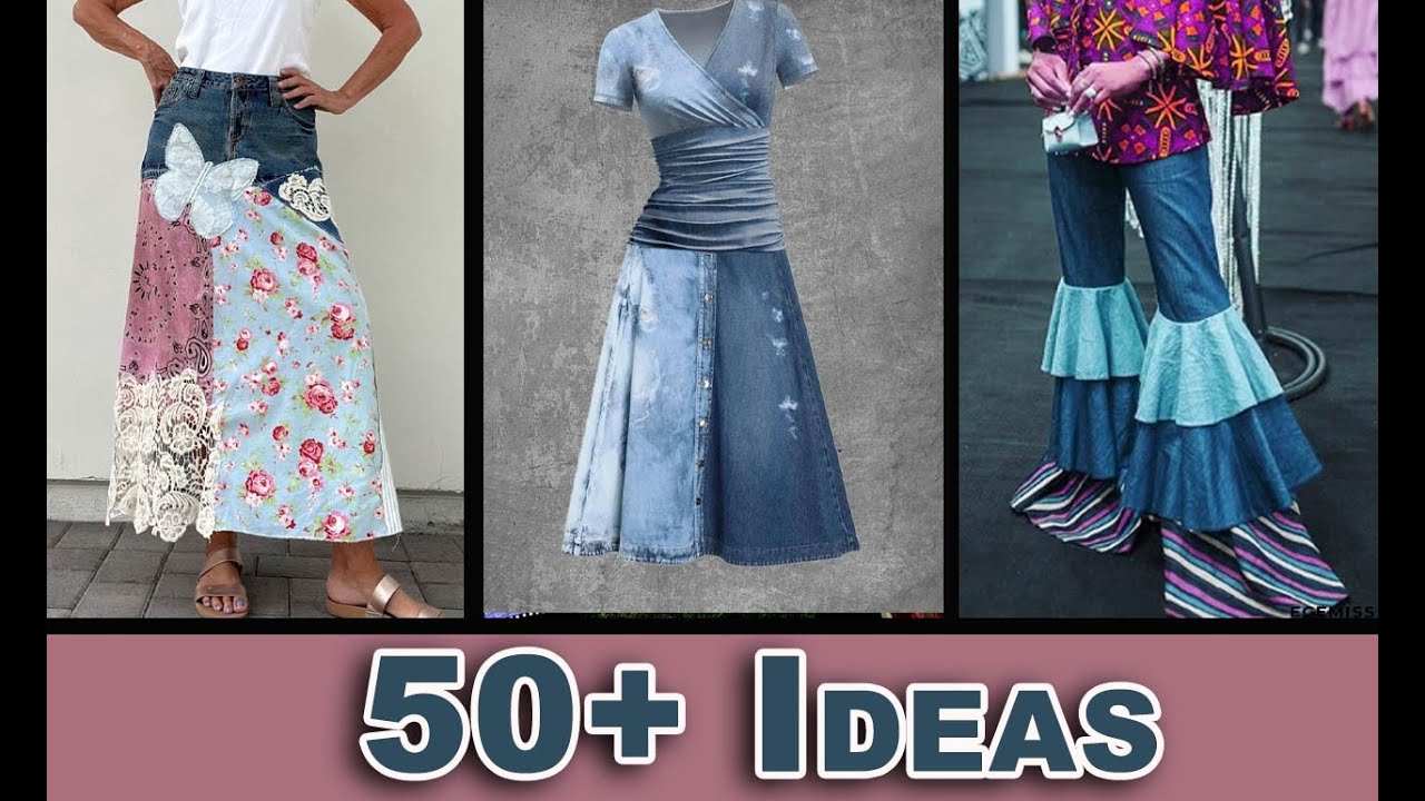 50+ Jean Upcycles and Ideas You'll Want to Try!
