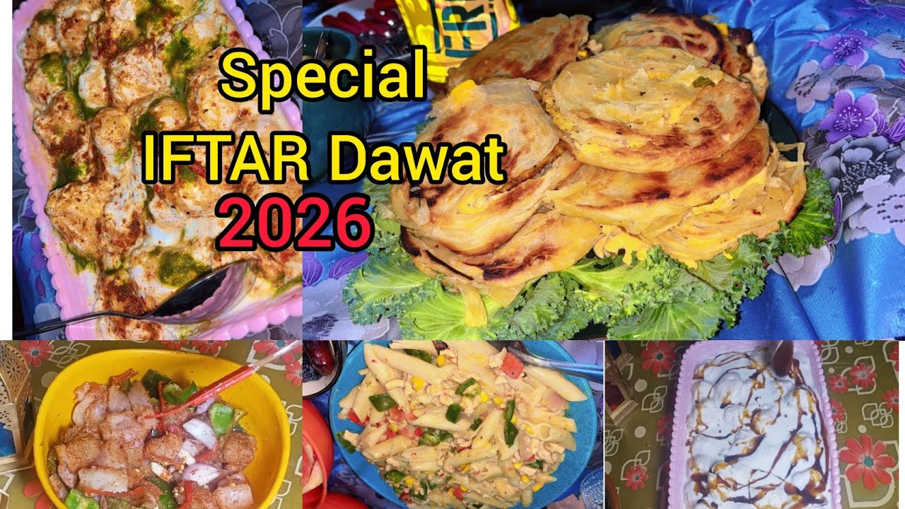 Full Iftar Dawat Table 🌙 | New Iftar Recipes 2026 !
