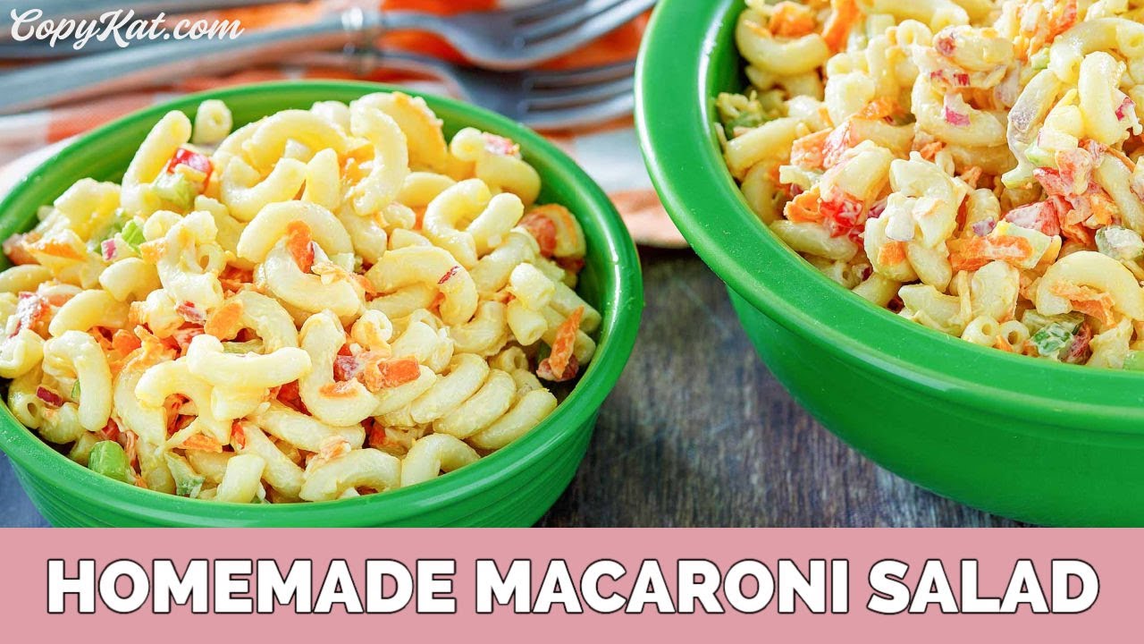 Simple Homemade Macaroni Salad