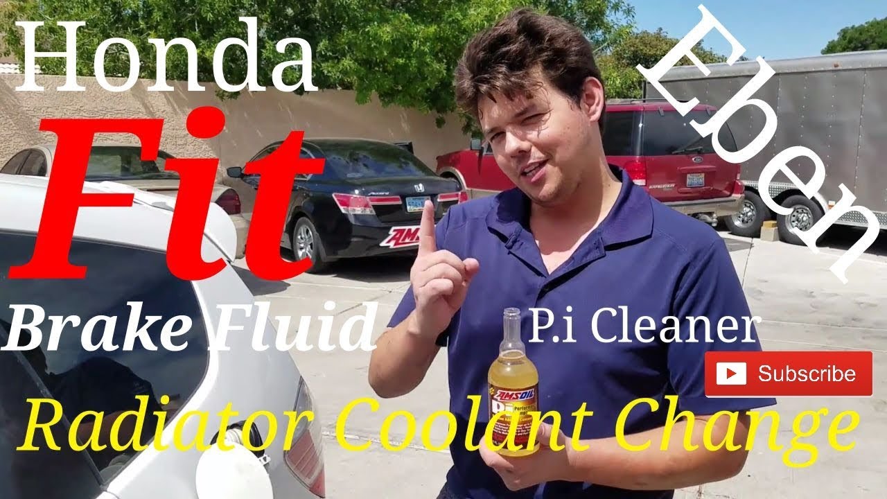Honda Fit Brake Fluid & Radiator Coolant Change