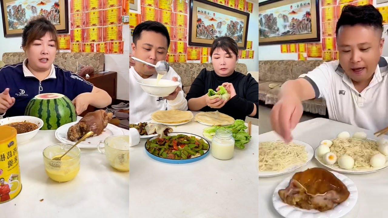 couple food funny eating