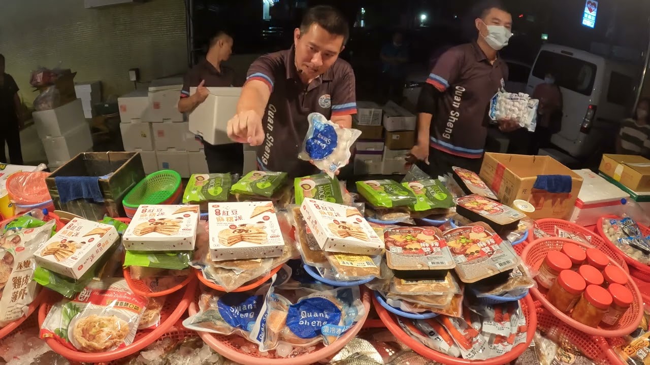 13  這標綜合標疊很滿捏  #嘉義趙又廷 #全晟海產 #週二社頭夜市 #海鮮拍賣 #海鮮叫賣