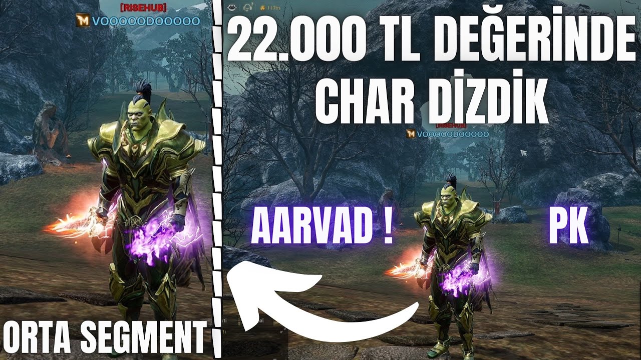 Aarvad'da 22.000 TL Değerinde Asas Dizdik PK'ya ÇIKTIK | Orta Segmentciler içerii ! | Rise Online
