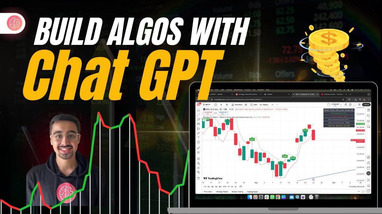 How to use Chat GPT to build Algo Trading Strategies with TradingView & Tradetron