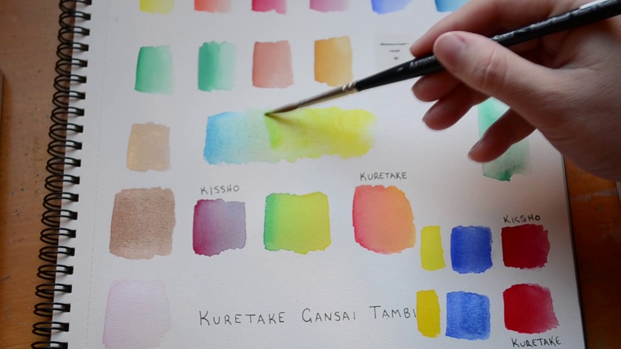 Kuretake Gansai Tambi VS Kissho Gansai
